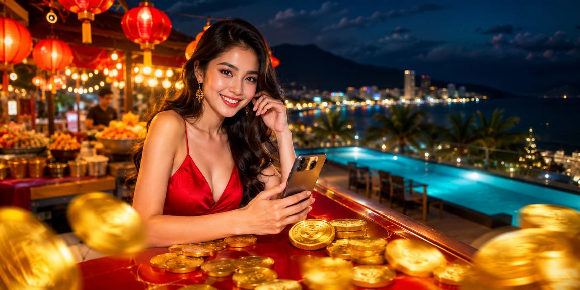 Không khí sôi động của chợ đêm Nha Trang gắn liền với giải trí trực tuyến và casino